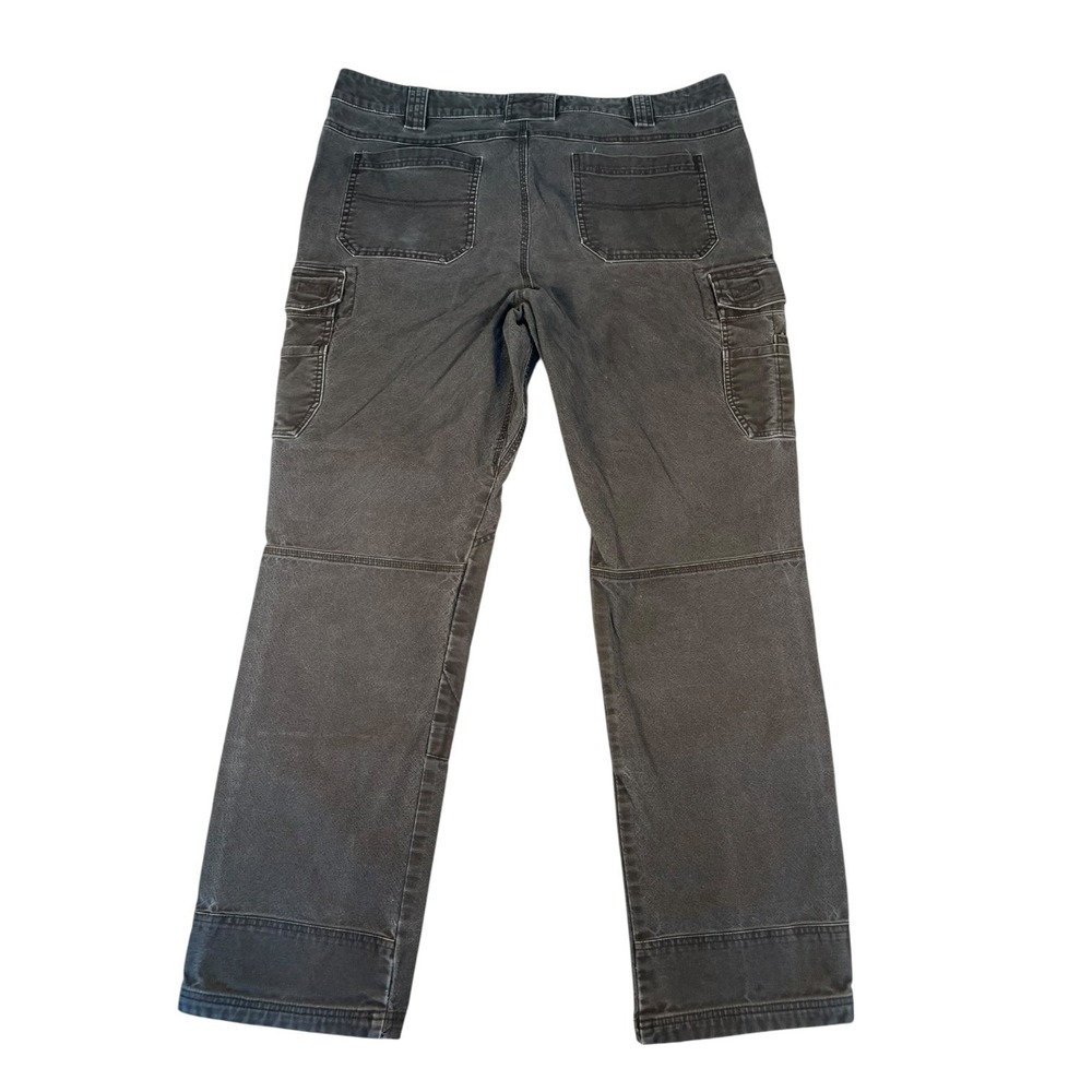 Noble Outfitters Hammer Drill Canvas Cargo Pants Mens 42x34 Gray Mid Rise Hiking